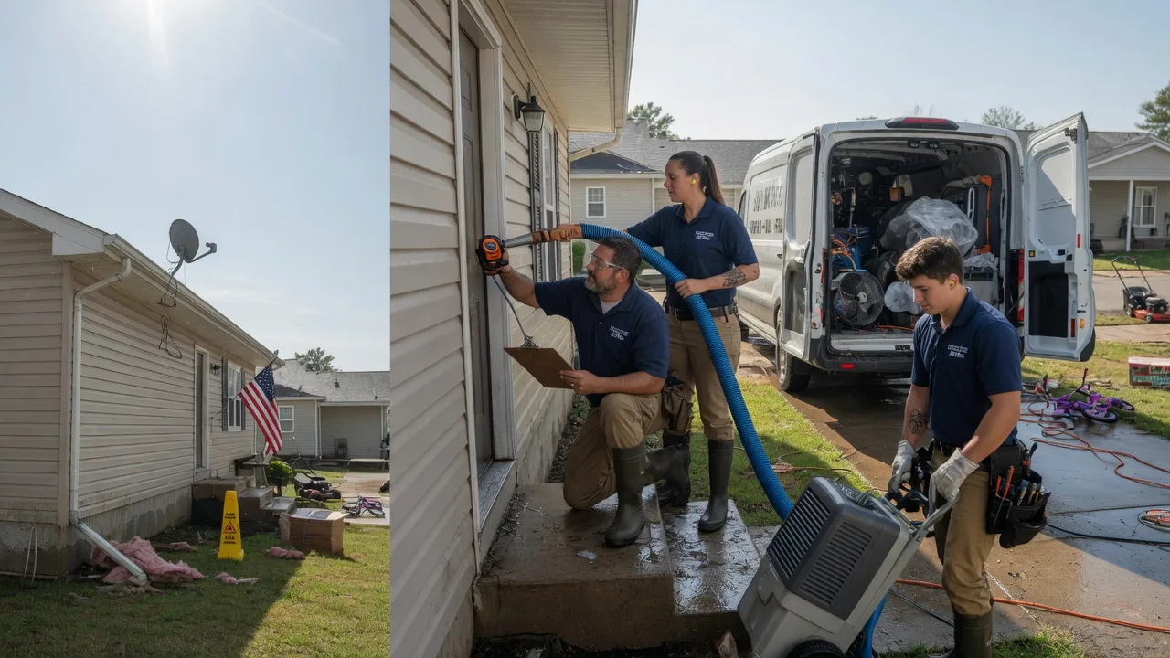 Ceiling Water Damage Restoration in Fontana, KS near me